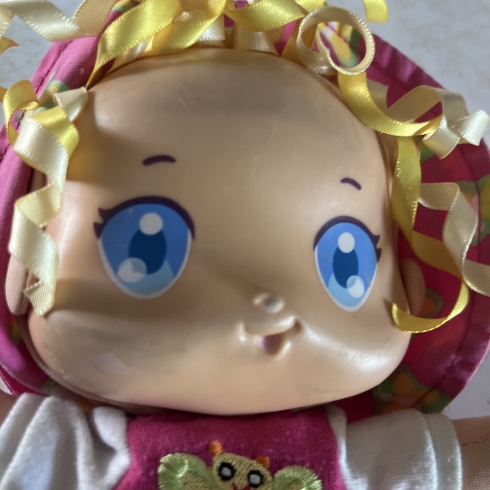 Playskool Busy Lil' Butterfly Baby 10" Plush Baby Vinyl Face 08926 Rattles - Picture 2 of 5